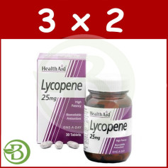 Pack 3x2 Lycopène 25Mg. Aide à la santé