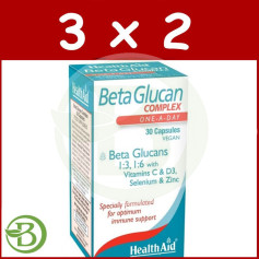 Pack 3x2 Complexe Bétaglucane 30 Gélules Aide Santé