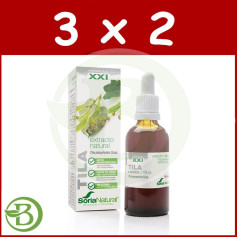 Pack 3x2 Extrait de Tilleul Formule XXI 50Ml. Soria Naturel