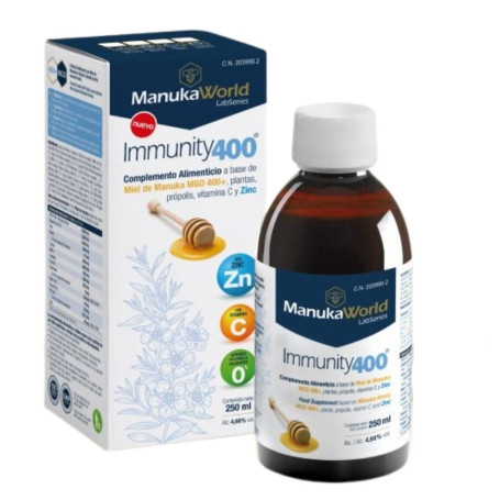 Immunité 400+ Sirop 250Ml Manuka World