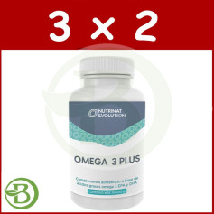 Pack 3x2 Oméga 3 Plus Nutrinat Evolution