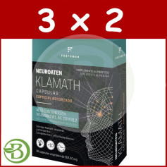 Pack 3x2 Neuroaten Klamath 30 Gélules Herbora