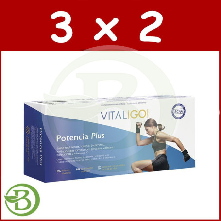 Pack 3x2 Potencia Plus 20 Viales Herbora