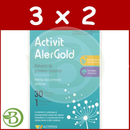 Pack 3x2 Activit Alergold 30 Capsulas Herbora