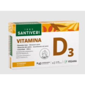 Vitamine D3 60 Comprimés Santiveri