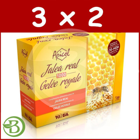 Pack 3x2 Apicol Jalea Real 1000 Tongil