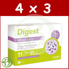 Pack 4x3 Digest Ultrabiotique 30 Comprimés Eladiet