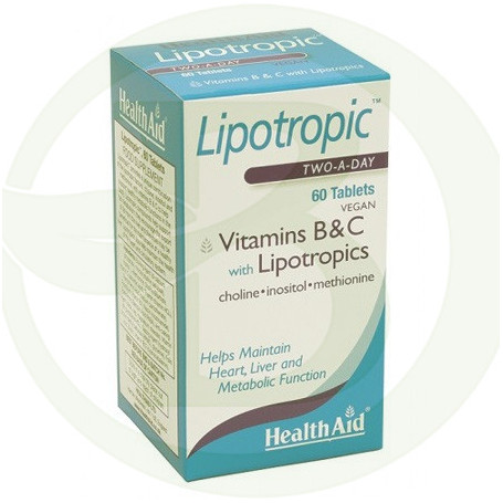 Lipotrópicos con Vitaminas B y C Health Aid