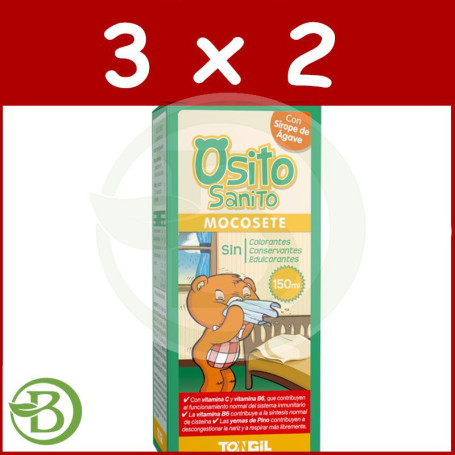 Pack 3x2 Osito Sanito Mocosete Tongil