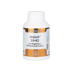 Holovit D3+K2+Mg et Membrane d&#39;Oeuf 180Capsules Equisalud