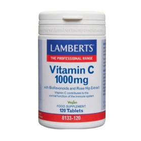 Vitamine C 1000Mg Bioflavonoïdes 120 Comprimés Lamberts