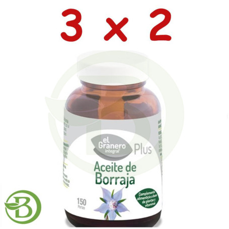 Pack 3x2 Aceite de Borraja El Granero