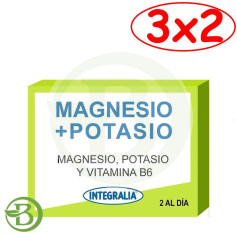 Pack 3x2 Magnésium + Potassium Integralia