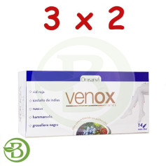 Pack 3x2 Venox 14 Ampoules Drasanvi