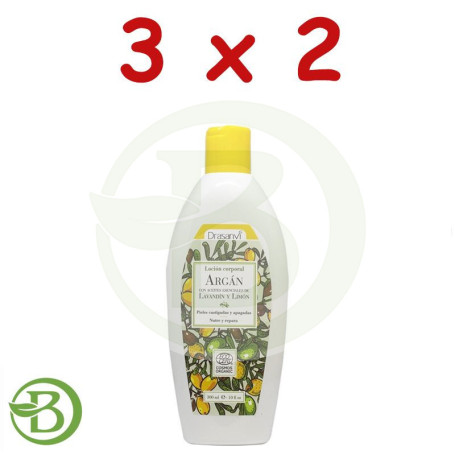 Pack 3x2 Loción Argán Bio 300Ml. Drasanvi