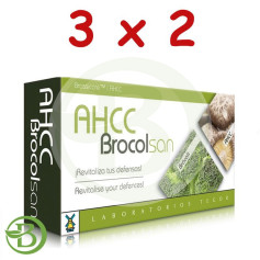 Pack 3x2 AHCC Brocolsan 60 Gélules Tegor