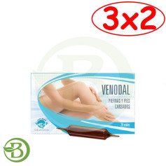 Pack 3x2 Venodal Plus 20 Ampoules Montstar