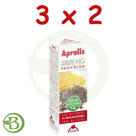 Pack 3x2 Aprolis Extracto HG 50Ml. Intersa