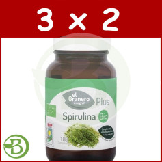 Pack 3x2 Spiruline Bio El Granero