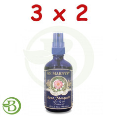 Pack 3x2 Vaporisateur d&#39;Huile de Rose Musquée 100Ml. marnys