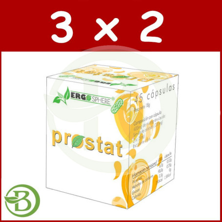 Pack 3x2 Ergosphere Prostat 45 Capsulas Ergonat