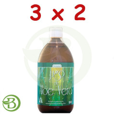 Pack 3x2 Jus d&#39;Aloe Vera BIO 1Lt. Drasanvi