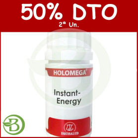 Holomega Instant-Energy 50 Cápsulas Equisalud Pack (2a Ud al 50%)