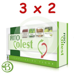 Pack 3x2 Fito Colest 60 Gélules Tegor