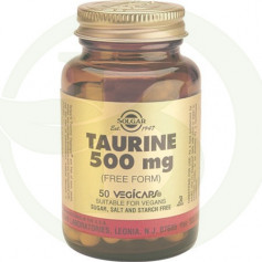 Taurina 500Mg. 50 Cápsulas Solgar