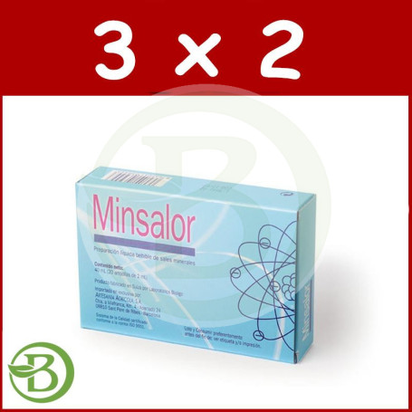 Pack 3x2 Minsalor 20 Ampollas Artesanía Agrícola