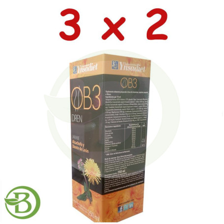 Pack 3x2 OB3 250Ml. Ynsadiet