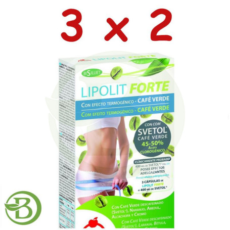 Pack 3x2 Lipolit Forte 60 Cápsulas Intersa