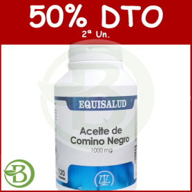 Aceite de Comino Negro 1.000Mg. 120 Perlas Equisalud Pack (2a Ud al 50%)