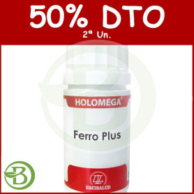 Holomega Ferro Plus 50 Cápsulas Equisalud Pack (2a Ud al 50%)