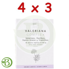 Pack 3x2 Valeriana Complex 30 Cápsulas Herbora