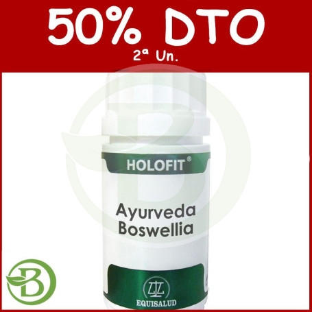 Ayurveda Boswellia 50 Cápsulas Equisalud Pack (2a Ud al 50%)