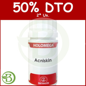 Holomega Acniskin 50 Cápsulas Equisalud Pack (2a Ud al 50%)