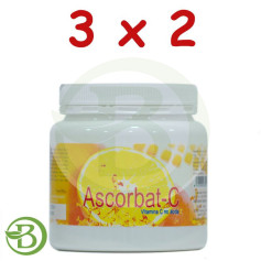 Pack 3x2 Ascorbat-C 200Gr. ergonomique