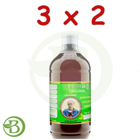 Pack 3x2 Silicium G5 Original 1Lt. Sin Conservantes