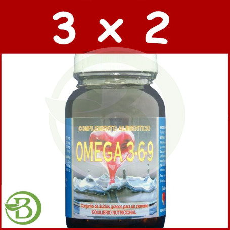 Pack 3x2 Omega 3-6-9 Golden Green 60 Perlas