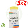 Pack 3x2 Grapefruit Seed 250Mg. 60 Cápsulas Solaray