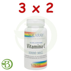 Pack 3x2 Petite Vitamine C 1 000Mg. A/R 30 Comprimés Solaray