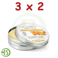 Pack 3x2 Beurre de Karité, Rose Musquée, Argan et Calendula 100Gr. marnys