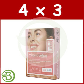 Pack 4x3 Colageno Belleza 30 Comprimidos Herbora