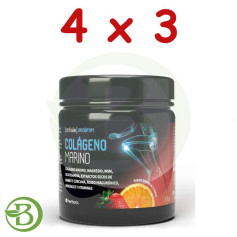 Pack 4x3 Poudre de Collagène Marin 300 Gr Herbora