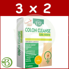 Pack 3x2 Colon Cleanse Lax Forte 15 Comprimés Esi