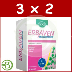 Pack 3x2 Erbaven Centellamax 60 Comprimés Esi