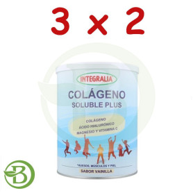 Pack 3x2 Colageno Soluble Plus Sabor Vainilla Integralia