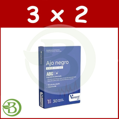 Pack 3x2 Ajo Negro Envejecido 30 Capsulas Herbora