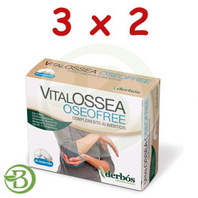 Pack 3x2 Vitalossea Oseofree 60 Comprimidos Derbos